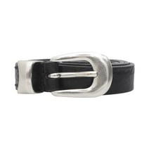 [아워레가시] (당일) 22FW 웨스턴 블랙 가죽 벨트 A2208BBLA BLACK