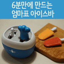 아이와 함께 만들어 먹는 엄마표 수제 아이스크림 만들기 아이스팝 메이커 아이스맘, 2구, 블루