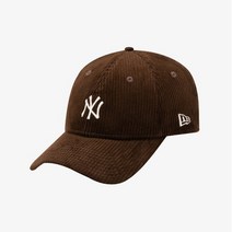 뉴에라 [뉴에라][공용]MLB 코듀로이 뉴욕 양키스 언스트럭쳐 볼캡 다크 브라운 (12866393)