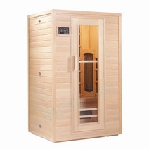 가정용 1인 홈 건식 찜질방 편백 적외선 사우나 부스, 1350W 220V - 단일형B