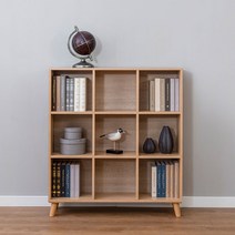 엠제이 9칸 책장 1100 책꽂이 미니책장 선반 수납선반, 화이트