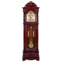 괘종시계 엔틱 옛날 올드 빈티지 원목 대형 스탠드, 크기 188x51x28 E - 브라운