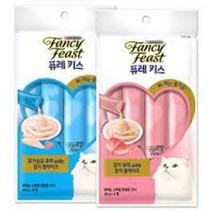 퓨리나 팬시피스트 퓨레키스 참치참치/참치닭가슴살 내추럴참치 연어 치킨 5개 묶음, 참치퓨레(핑크)5개
