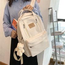 여성 백팩 겨울 다기능 더블 지퍼 여성 배낭 틴 에이저 걸스 노트북 배낭 학생 숄더 백 한국어 스타일 학교 가방