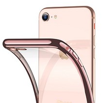ORANGA iPhone SE 케이스 제2세대 iPhone8 케이스 투명 TPU iPhone7 케이스 클리어 내마찰 내충격 지문 방지 무선 충전 대응 초박형 카메라 보호 아이폰 SE