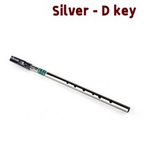 아이리시 휘슬로 전문 아일랜드 휘슬 플루트 C D 키 주석 페니 휘슬 황동 도금 목관 악기, 3.Silver D Key