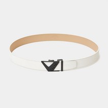 캘러웨이 남성 V로고 버클 세레이션 밸트 골프 웨어 선물용 C22292100 자동, 화이트