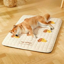 대형견 방석 사각 침대 개방석 리트리버 애견 매트 푹신 반려견 사계절 수면 매트, XL(55X75CM 20파운드미만), B