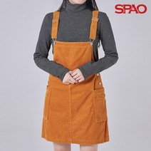 SPAO 여성 코듀로이 오버롤 원피스