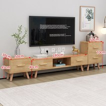 북유럽 원목 거실장 엔틱 TV 붙박이장 TV장 TV다이 캐비넷 캐비닛 수납장 서랍장 장식장 나무 대리석 단단한 벽, 1.8m 월넛, 1-짐을 싸다