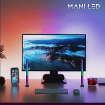 뮤직LED 이퀄라이저 USB RGB 소리반응타입 무드등 인테리어조명 램프, 01_블랙