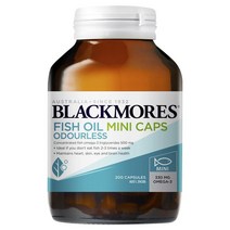 Blackmores 블랙모어 무취 피시오일 1000mg 오메가3 미니 캡슐 200정