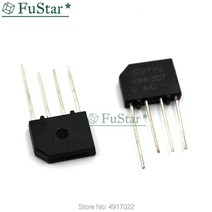 20PCS 3A 1000V KBP307 다이오드 브리지 정류기 kbp307 파워 일렉트로니카 부품, 한개옵션0