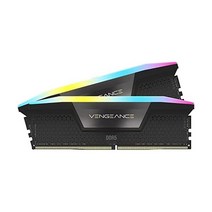 CORSAIR VENGISE RGB DDR5 램 32GB 2x16GB 6000MHz CL36 인텔 XMP iCUE 호환 컴퓨터 메모리 블랙 CMH32GX5M2E6000C36, 6200 MHz_32GB (2x16GB) | Black