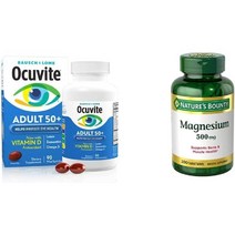 바슈롬 오큐바이트 90 소프트젤 네이처스 바운티 마그네슘 500 mg 200 정, 기본