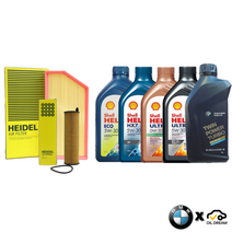 BMW 530D 엔진오일 세트, [G30] 530D (B57), BMW 순정 7L 엔진오일, 오일필터 + 에어크리너필터, 7000ml