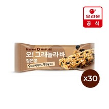 오리온 마켓오 오그래놀라바 검은콩 1P(35g) x30개, 35g, 30개