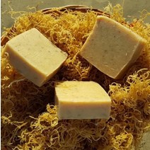 Iset By Nature 강황 바다 이끼 비누 100% 천연 핸드메이드 얼굴 바디 및 모발용 모이스처라이징 클렌저 USA 미국