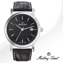 [메티티솟] MATHEY-TISSOT HB611251AN 남성시계 가죽밴드 손목시계
