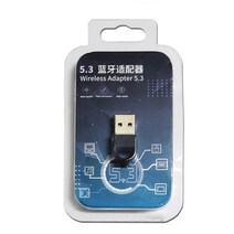 블루투스 어댑터 블루투스 5.3 USB 어댑터 수신기 송신기 무선 동글 PC 윈도우 11 10 8.1 스테레오 헤드셋, 01 Black