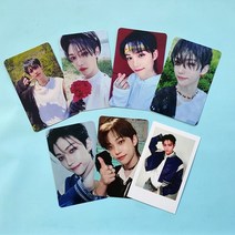 7 개/대 Kpop 스트레이 키즈 새 앨범 최대 사진 카드 컬렉션 엽서 HD 인쇄 LOMO 팬 편지지, OSS26800KP5-7PCS