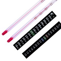 액정온도계 알콜온도계 온도계 온도측정 과학실험 과학 실험 상자 액정온도계, 액정온도계(10~40)