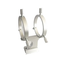 조절식 파인더 스코프 브래킷 천체 망원경용 50mm 알루미늄 6 포인트 나사 가이드 스코프 레이저 포인터, 은