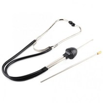 자동차검진 소음 auscultation 역학 실린더 Stethoscope 자동차 엔진 블록 진단 청력 도구 충격 방지 내구성, Black