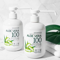 수아연 알로에 베라 수딩젤 500ml+500ml 보습/수분