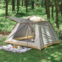 원터치텐트 3인용 4인용 리빙쉘 거실형 자동텐트 팝업 나들이텐트