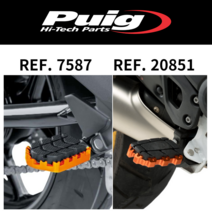 [PUIG 7587] KAWASAKI ZX-10RR(17-)NINJA400(18-) 엔듀로 풋페그 7587+8887 엔듀로2.0 풋페그 20851+8887, 20851A(블루)+8887