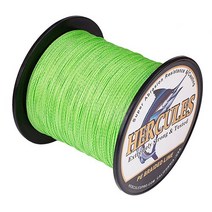 헤라클레스 낚시 라인 4 가닥 300M PE 꼰 와이어 Pesca 멀티 필라멘트 6-100LB 바다 바닷물 잉어 낚시 코드, 07 Fluorescent Green_08 5.0