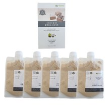 쪄서 볶아 소화가 잘 되는 곡물품은하루 국내산 100% 식사대용선식, 블랙푸드미숫가루, 200g, 1개