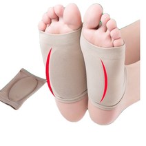 TS풋 패드 족저근막염 근족막염 평발 편안한 발바닥 실리콘 아치깔창 쿠션 발고통 발아픔, 양발1세트, 1개