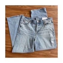 아메리칸 이글 청바지 여성 16 매력적인 90년대 부츠컷 스트레치 하이 라이즈 색 바랜 미국 진