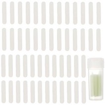 발가락 교정기 발톱 내성 교정기 교정 테이프 발톱 스트립 곡선 손톱 스티커 패치 50 개, 01 Transparent, 01 Transparent