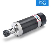Daedalus CNC 500W 스핀들 모터 이전 버전 척 ER11/ER16 콜레트 48 DC 공기 냉각 0.5Kw 브러시리스 120095, 500w er16, 02 500W ER16