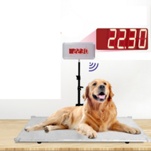 대형견 강아지 체중계 몸무게 저울 디지털 표시등, 상세 페이지 참고, 50x80cm 스틸저울 + 블루 LED
