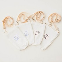 [빌도르앙팡] 아동 키즈 어린이 성인 유아동 몽실몽실 캔버스 크로스 텀블러 백 물통 물병 가방