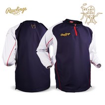 롤링스 선수용 HOH 긴팔바람막이 점퍼(어센틱) 네이비/화이트/레드