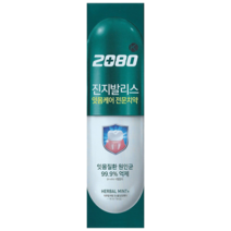 2080 진지발리스 허벌민트 치약, 150g, 8개