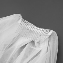 (주)트리 인천가정지사 러블리 4단 숏 웨딩 베일 셀프웨딩 스냅 브라이덜샤워 (8916319)