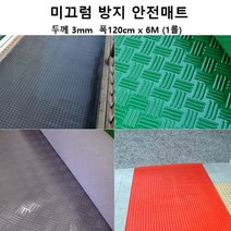 식당바닥 미끄럼방지 방수 롤매트6M 그린 수영장 현관입구 출입구발판 우천용 테라스, 그레이