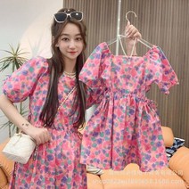 여름 가족 여행룩 패밀리룩 모녀 커플 엄마랑딸 A 시밀러룩 휴양지 휴가