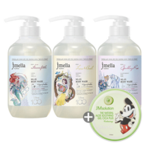 제이멜라 바디워시 팜므파탈 500ml 1개 + 라임 앤 바질 500ml 1개 + 스파클링 로제 500ml 1개 + 증정 (더내추럴 알로에 수딩시카젤 300ml 1개), 옵션1