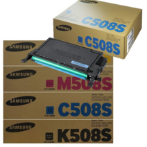 삼성 정품 토너 CLT-C508S 컬러 레이저프린터 CLP-620/CLP-670/CLP-670, 블랙