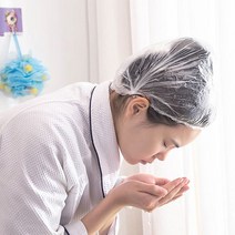 투명방수 다용도 위생헤어캡 100P 파마 염색 비닐커버 100P, 20개