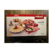 Milliard Kitchen 8인분 라클렛 그릴 2개 쿡탑 및 석재 오픈 박스 새 제품 134827