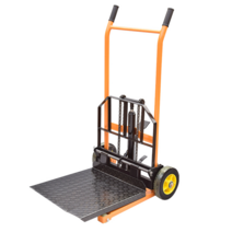 유압 수동지게차 창고 파레트 포크리프트, 12V 충전 400KG 범용 휠1.2m 카고포크