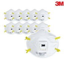 3M 2급 방진 마스크 분진 미스트 8812K 10개입, 24개